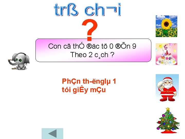 ? Con cã thÓ ®äc tõ 0 ®Õn 9 Theo 2 c¸ch ? PhÇn