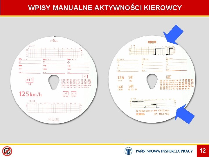 WPISY MANUALNE AKTYWNOŚCI KIEROWCY 12 