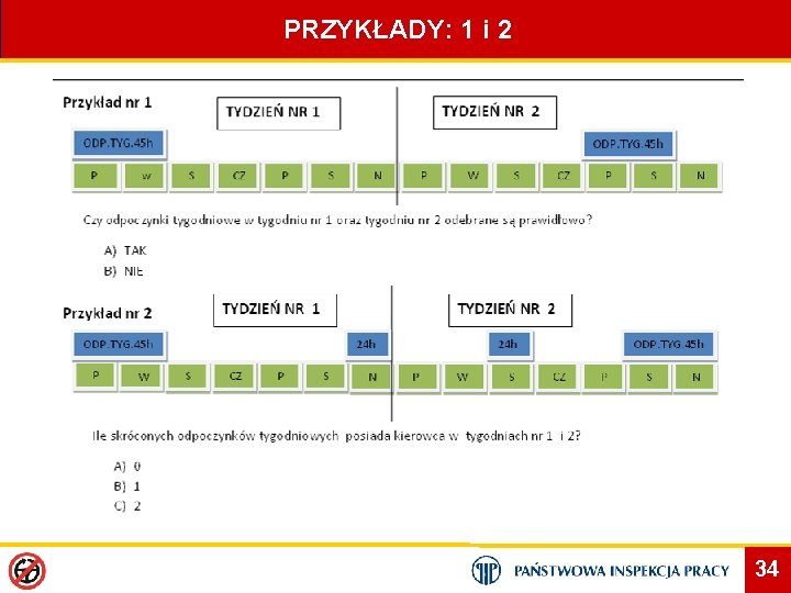 PRZYKŁADY: 1 i 2 34 