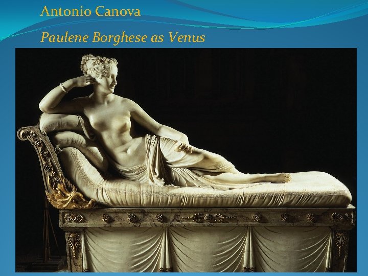 Antonio Canova Paulene Borghese as Venus 