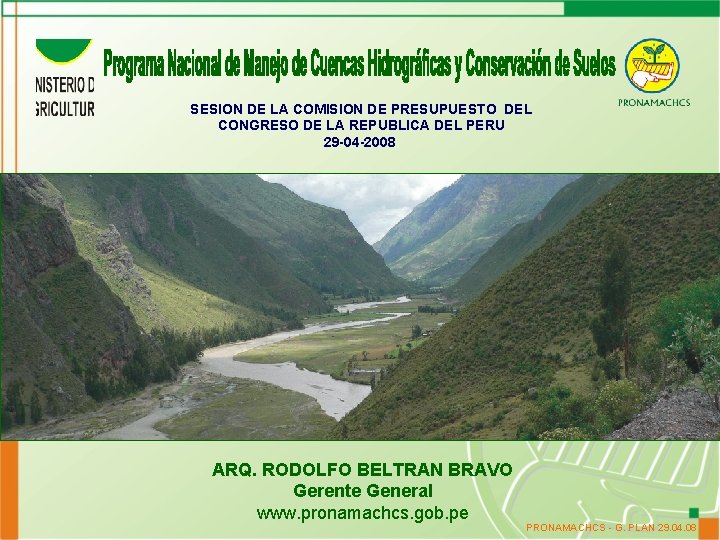 SESION DE LA COMISION DE PRESUPUESTO DEL CONGRESO DE LA REPUBLICA DEL PERU 29