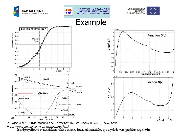 Example J. Drapala et al. / Mathematics and Computers in Simulation 80 (2010) 1520–