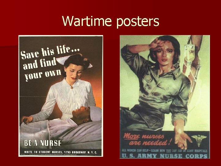 Wartime posters 