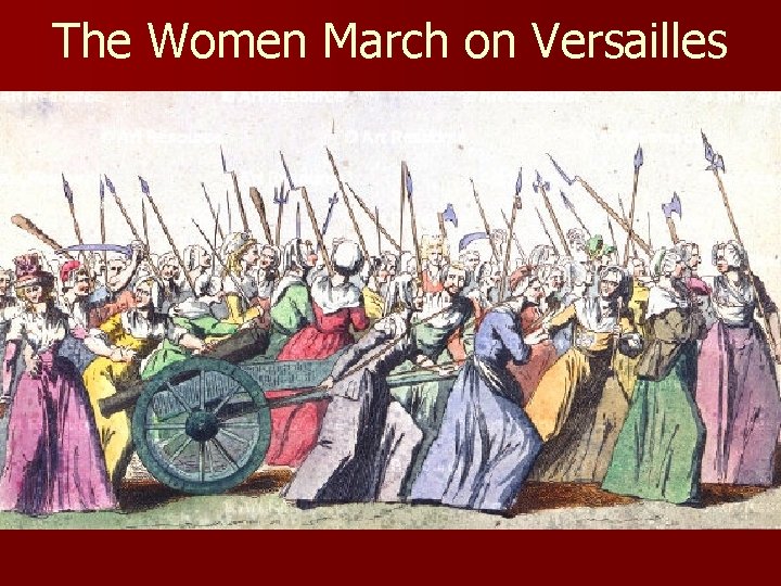 The Women March on Versailles 