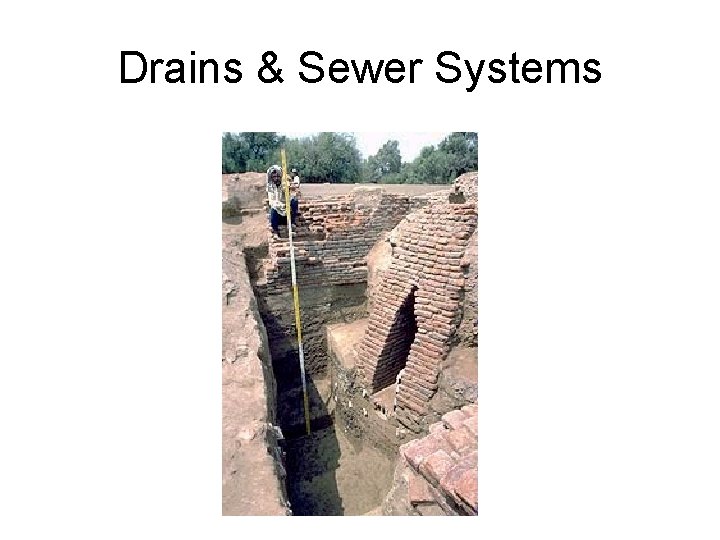 Drains & Sewer Systems 
