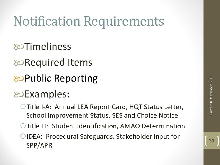 Timeliness Required Items Public Reporting Examples: Title I-A: Annual LEA Report Card, HQT Timeliness Required Items Public Reporting Examples: Title I-A: Annual LEA Report Card, HQT