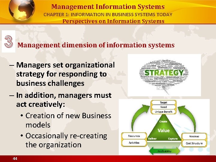 Management Information Systems CHAPTER 1: INFORMATION IN BUSINESS SYSTEMS TODAY Perspectives on Information Systems