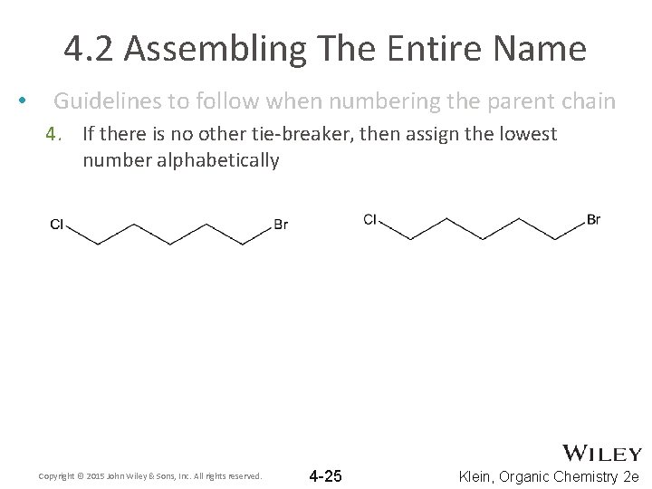 4. 2 Assembling The Entire Name • Guidelines to follow when numbering the parent