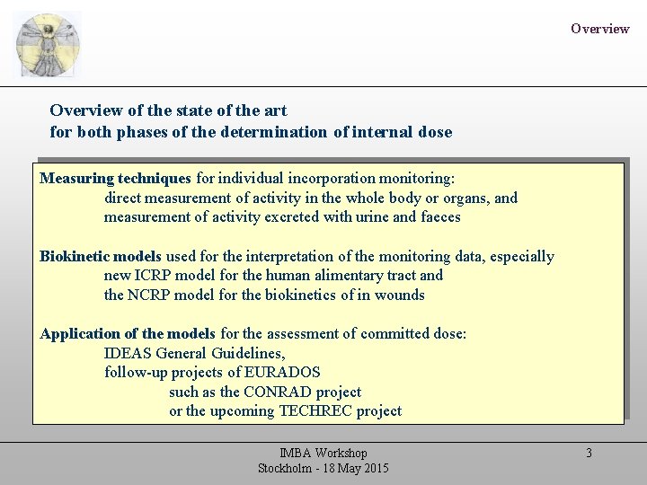 Overview of the state of the art for both phases of the determination of