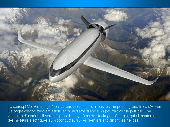 Le concept Volt. Air, imaginé par Airbus Group Innovations, est un peu le grand