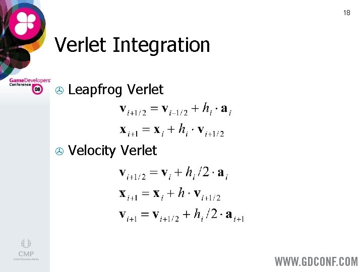 18 Verlet Integration > Leapfrog Verlet > Velocity Verlet 