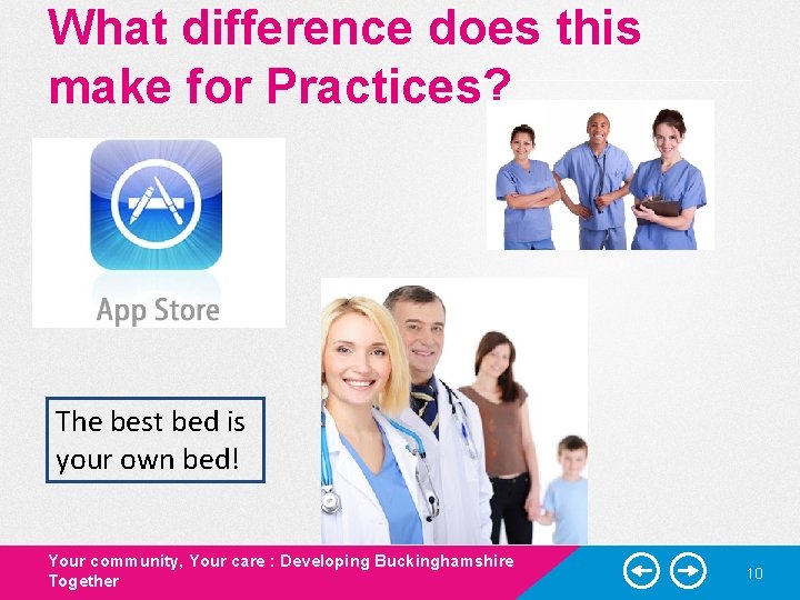 What difference does this make for Practices? The best bed is your own bed! What difference does this make for Practices? The best bed is your own bed!