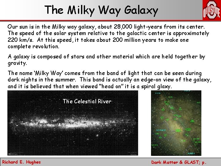 The Milky Way Galaxy Our sun is in the Milky way galaxy, about 28,