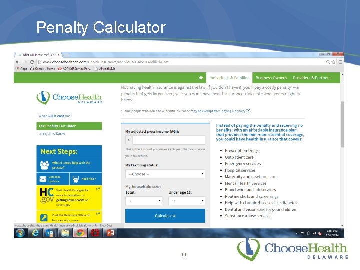 Penalty Calculator 10 