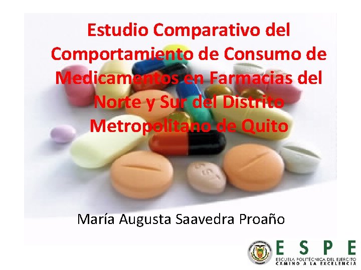 Estudio Comparativo del Comportamiento de Consumo de Medicamentos en Farmacias del Norte y Sur