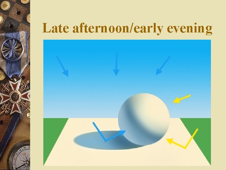 Late afternoon/early evening 