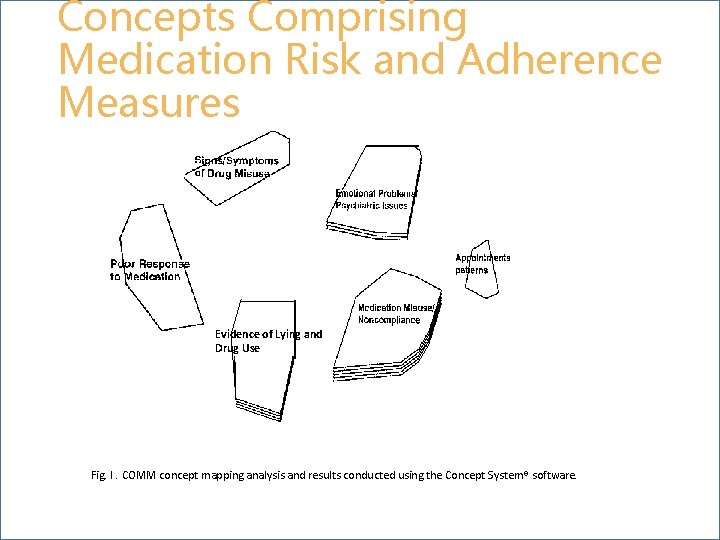 Concepts Comprising Medication Risk and Adherence Measures Evidence of Lying and Drug Use Fig.