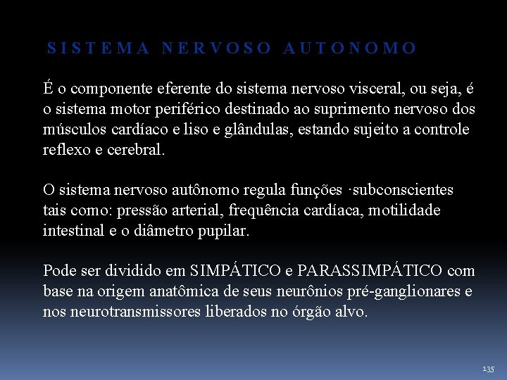  S I S T E M A N E R V O S
