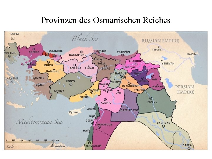 Provinzen des Osmanischen Reiches 