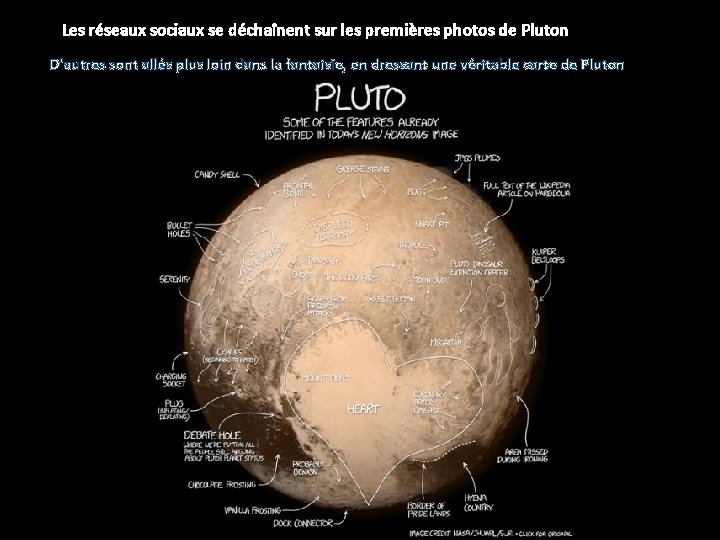 Les réseaux sociaux se déchaînent sur les premières photos de Pluton D'autres sont allés