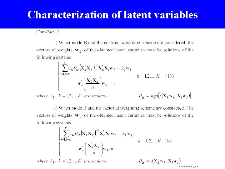 Characterization of latent variables TRICAP_06 