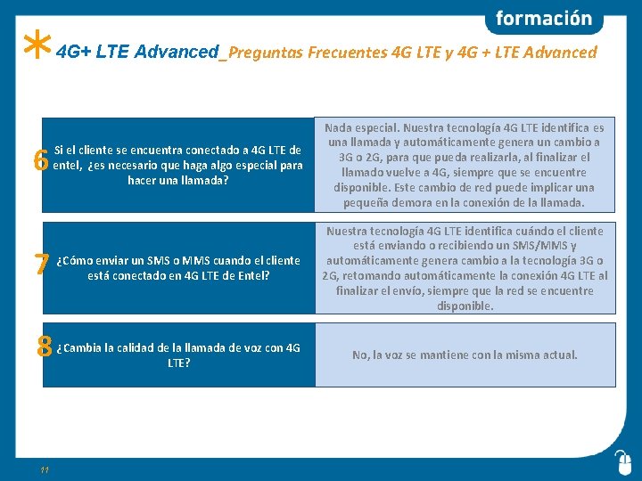 4 G+ LTE Advanced_Preguntas Frecuentes 4 G LTE y 4 G + LTE Advanced