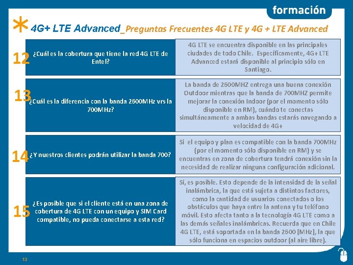 4 G+ LTE Advanced_Preguntas Frecuentes 4 G LTE y 4 G + LTE Advanced