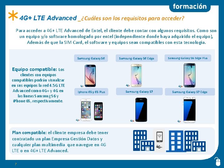 4 G+ LTE Advanced _¿Cuáles son los requisitos para acceder? Para acceder a 4