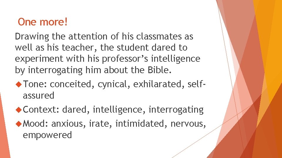 One more! Drawing the attention of his classmates as well as his teacher, the One more! Drawing the attention of his classmates as well as his teacher, the