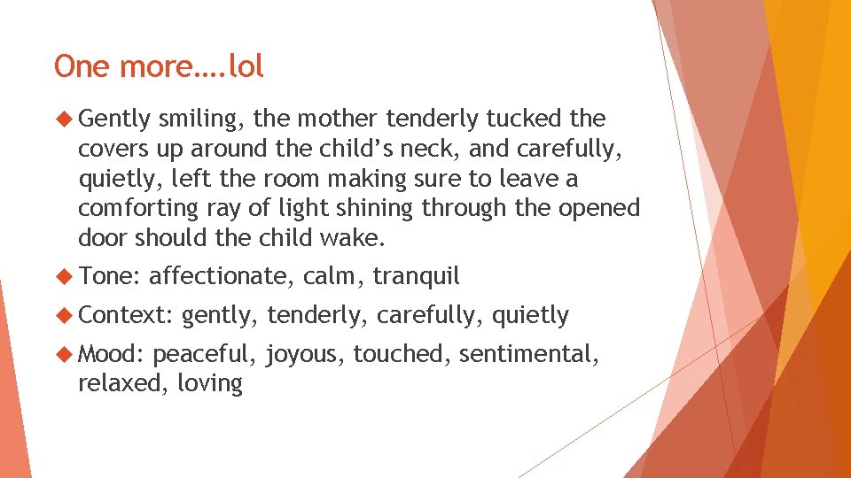 One more…. lol Gently smiling, the mother tenderly tucked the covers up around the One more…. lol Gently smiling, the mother tenderly tucked the covers up around the