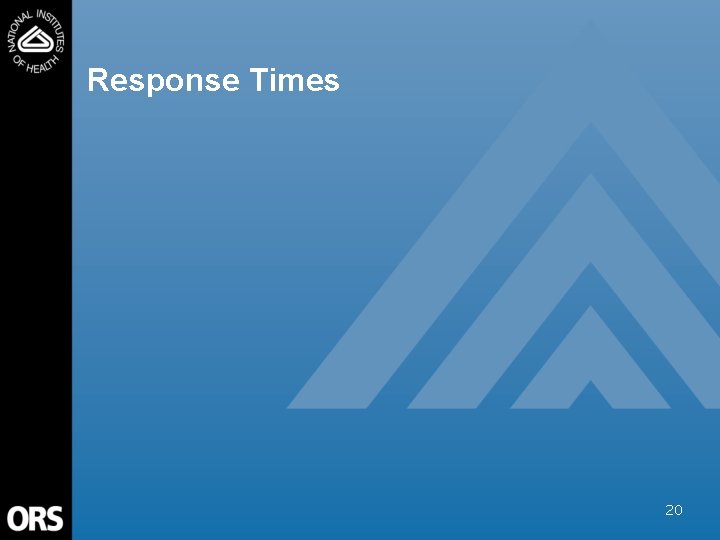 Response Times 20 