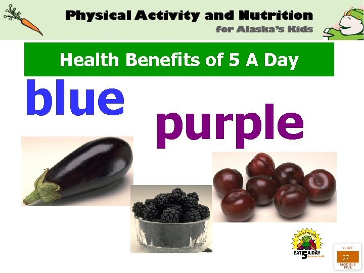 Health Benefits of 5 A Day blue purple 27 