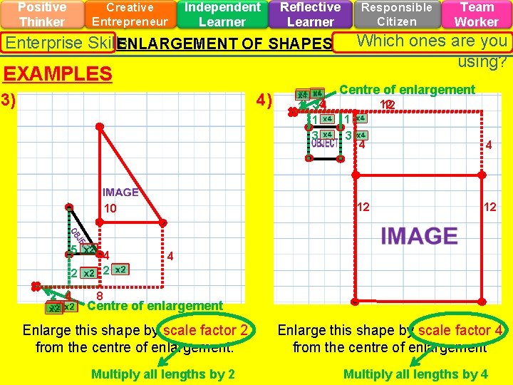 Positive Thinker Creative Entrepreneur Independent Learner Reflective Learner Responsible Citizen Which ones are you Positive Thinker Creative Entrepreneur Independent Learner Reflective Learner Responsible Citizen Which ones are you