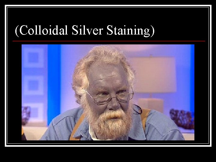 (Colloidal Silver Staining) 