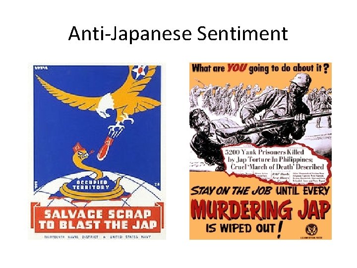 Anti-Japanese Sentiment 