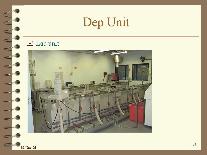 Dep Unit + Lab unit 02 -Nov-20 34 Dep Unit + Lab unit 02 -Nov-20 34