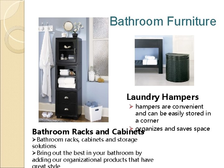 Bathroom Furniture Laundry Hampers Ø hampers are convenient and can be easily stored in