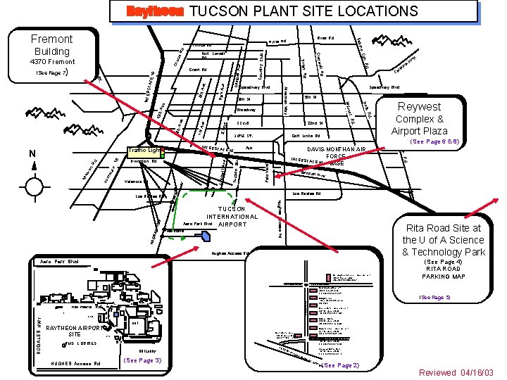 TUCSON PLANT SITE LOCATIONS d. cle R Kino Blvd. Tucson l l Ave. Cambe