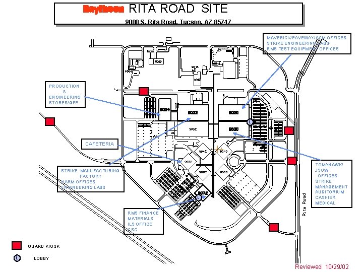 RITA ROAD SITE 9000 S. Rita Road, Tucson, AZ 85747 MAVERICK/PAVEWAY/ACM OFFICES STRIKE ENGINEERING