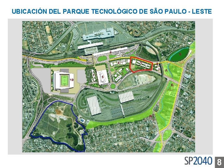 UBICACIÓN DEL PARQUE TECNOLÓGICO DE SÃO PAULO - LESTE 