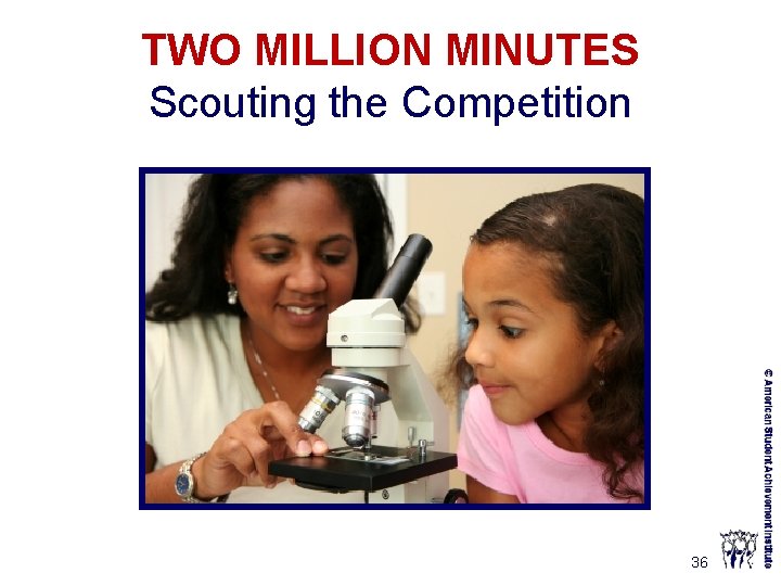 TWO MILLION MINUTES Scouting the Competition 36 