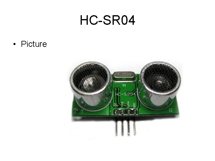 HC-SR 04 • Picture 