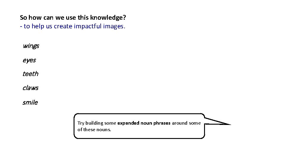 So how can we use this knowledge? - to help us create impactful images.