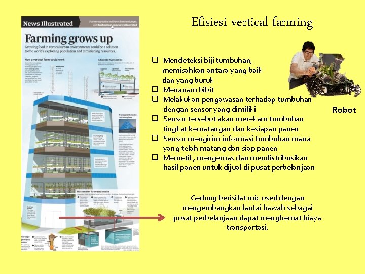 Efisiesi vertical farming q Mendeteksi biji tumbuhan, memisahkan antara yang baik dan yang buruk