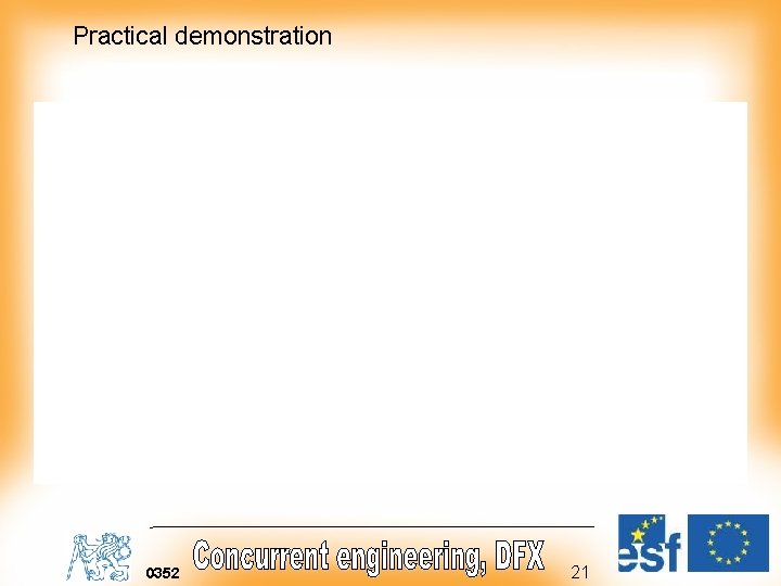 Practical demonstration 0352 21 