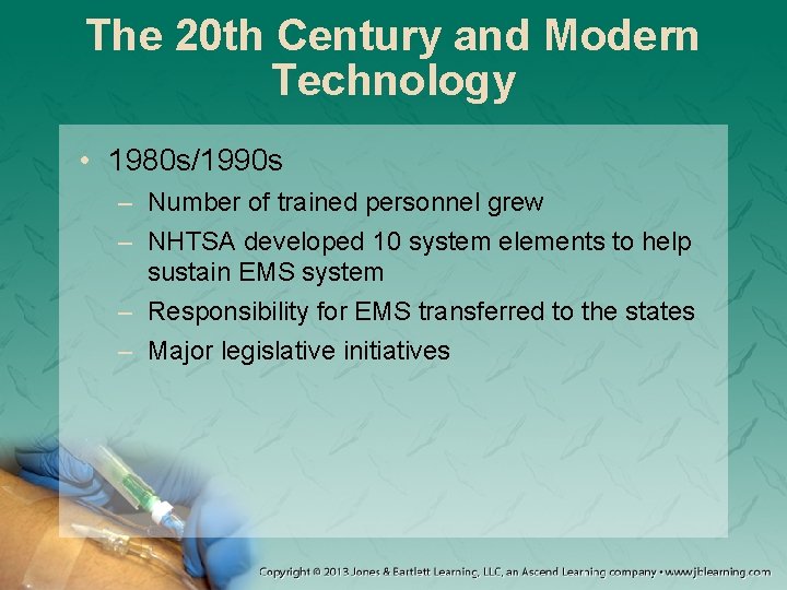 The 20 th Century and Modern Technology • 1980 s/1990 s – Number of