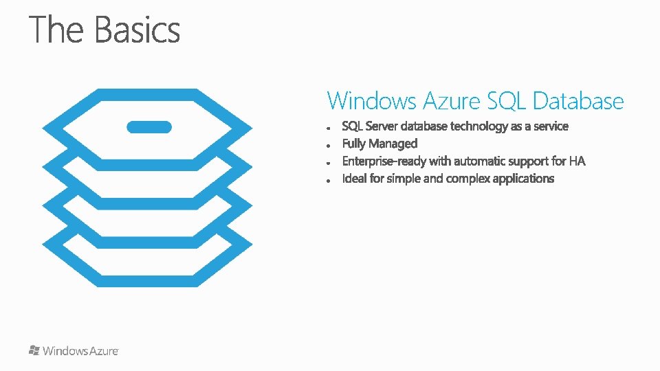 Windows Azure SQL Database 