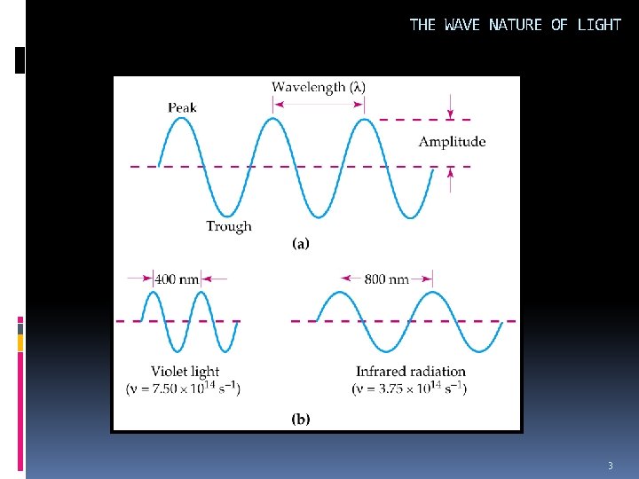 THE WAVE NATURE OF LIGHT 3 