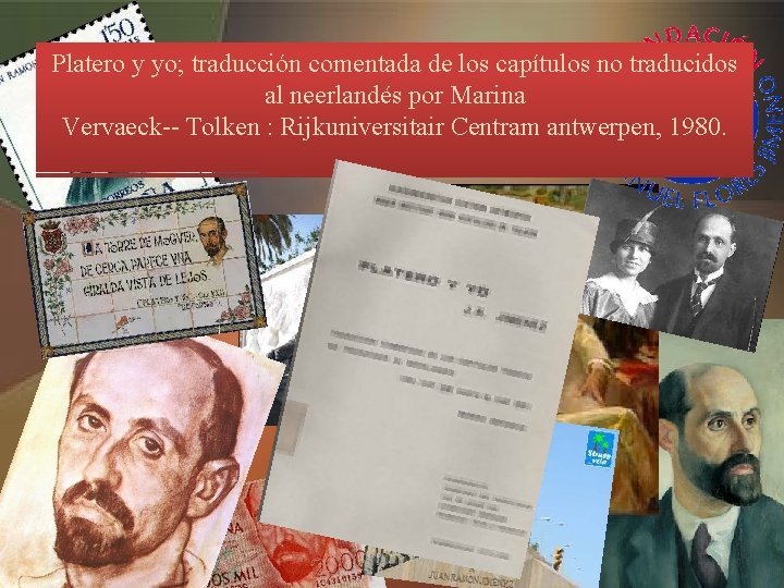Platero y yo; traducción comentada de los capítulos no traducidos al neerlandés por Marina