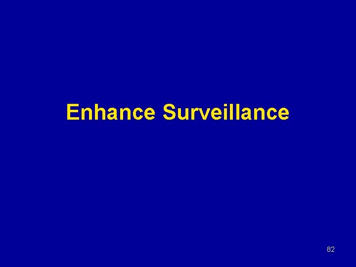 Enhance Surveillance 82 
